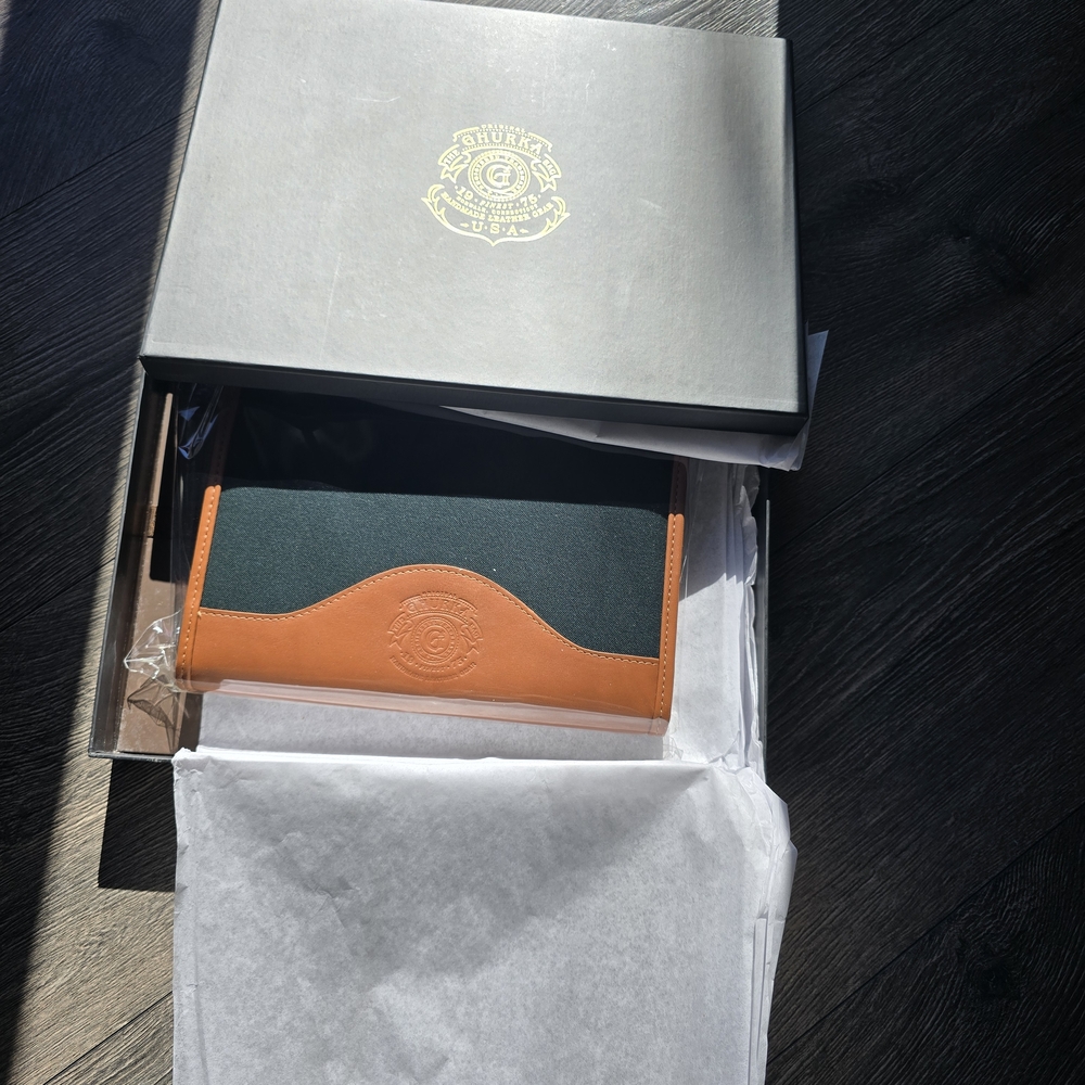 Leather Refillable Notebook Case